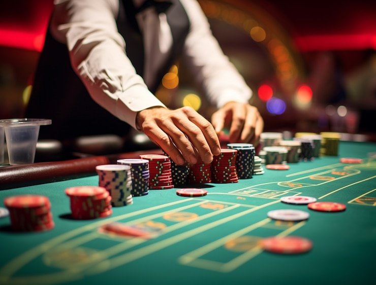 Pengguna membaca bonus mingguan online